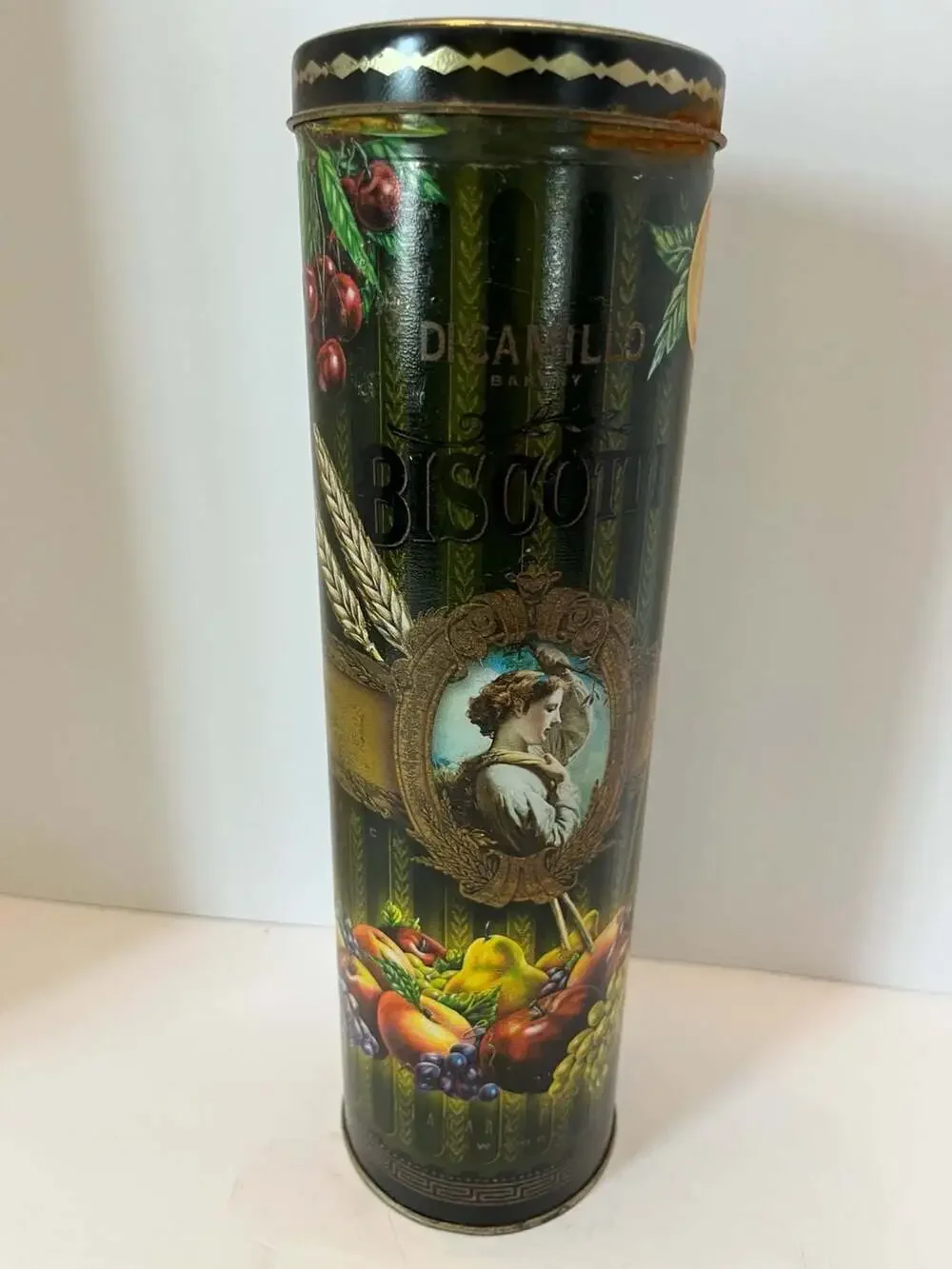 DiCamillo Bakery Piccolo Festa Della Frutta Biscotti Tin Container
